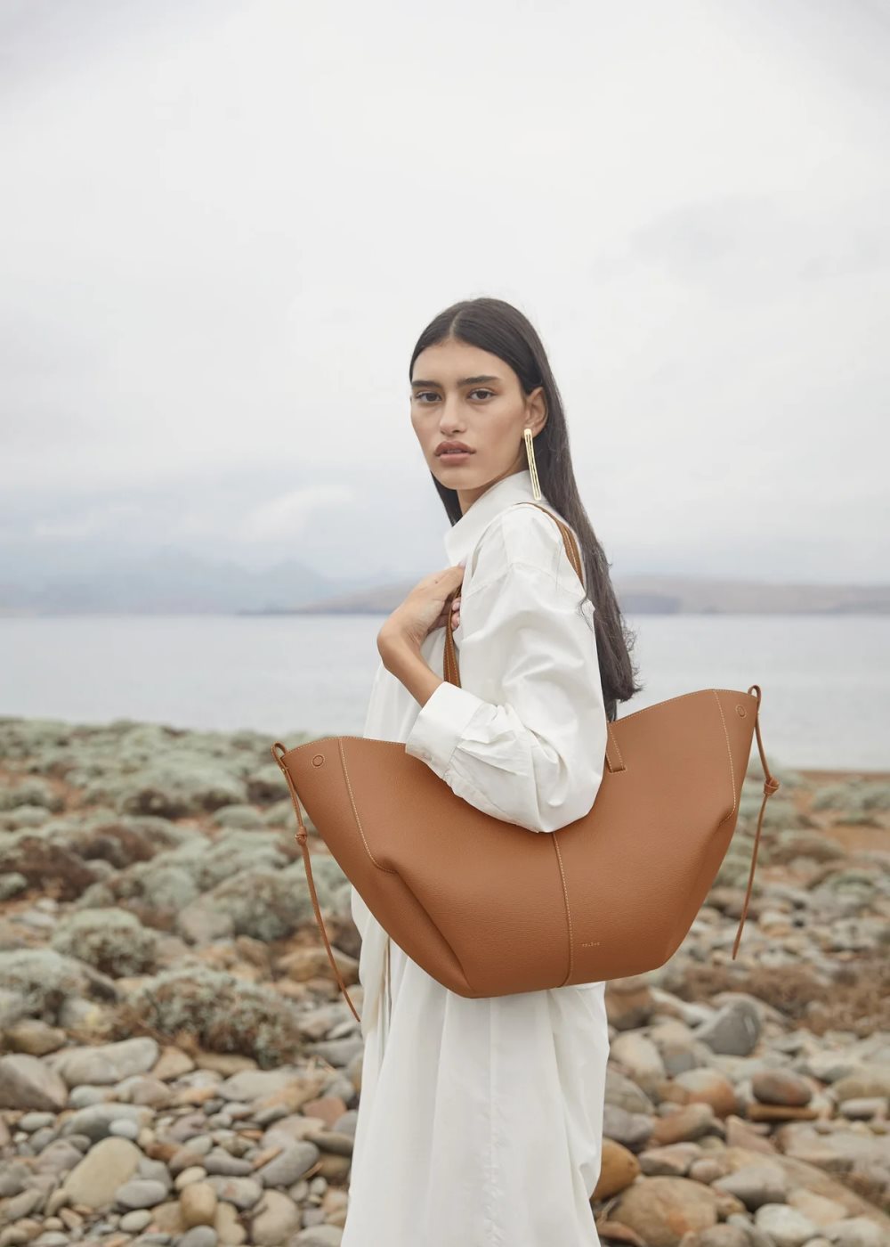 Bolsa Tote Polene Cyme Marrom | MEXICO OGDZSV